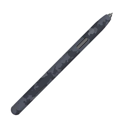 LOVE MEI Silikonhülle für Samsung Galaxy Tab S6 Lite Pencil Case S Pen Case, Camouflage Design Rutschfest Bequem Weich Griff Tasche Sleeve Skin Case (Grau) von LOVE MEI