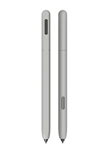 LOVE MEI Silikonhülle für Samsung Galaxy Tab S7 FE/S7/S7 Plus/S8/S8 Plus/S8 Ultra S Stift, klassisches Design Federmäppchen, rutschfest, bequem, weich, Grau von LOVE MEI