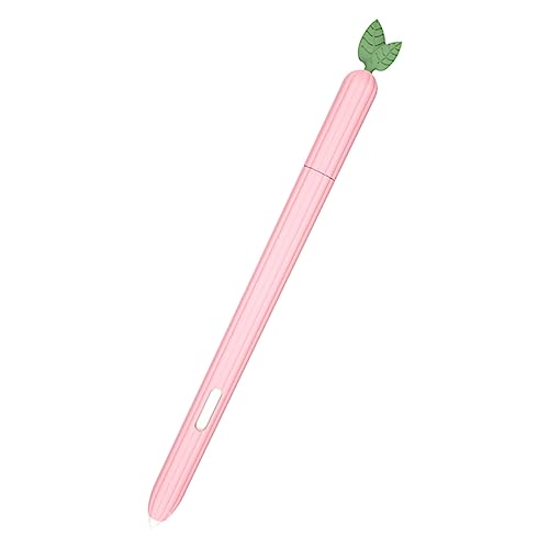 LOVE MEI für Samsung Galaxy Tab S7/S7 FE/S8/S8+/S9/S9+ Ultra S Pen Sleeve Case, Anti-Rutsch Smooth Grip Holder Bunte Silikon Schutzhülle für S7+/S8 Ultra S Pen (Rosa) von LOVE MEI
