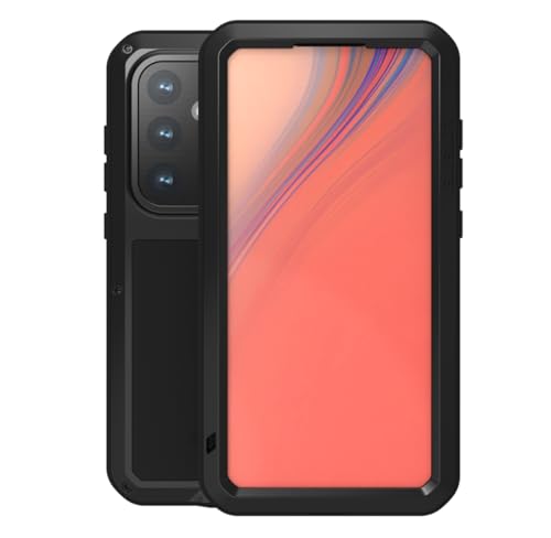 Love MEI Samsung Galaxy S24 FE Hülle, Heavy Duty Rüstung Militär Stoßfest Staubdicht Case Hybride Aluminium Metall+Silikon Schutzhülle Cover with Gehärtetes Glas für Samsung Galaxy S24 FE (Schwarz) Love MEI Samsung Galaxy S24 FE Hülle, Heavy Duty Rüstung Militär Stoßfest Staubdicht Case Hybride Aluminium Metall+Silikon Schutzhülle Cover with Gehärtetes Glas für Samsung Galaxy S24 FE (Schwarz) von LOVE MEI