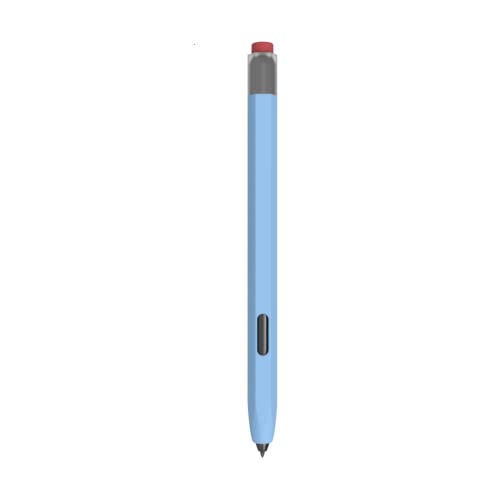 Love MEI für Samsung Galaxy Tab S7/S7 FE/S8/S8+/S9/S9+/S9 Ultra S Pen Sleeve Case, Rutschfester glatter Griff Klassische Silikonhülle Schutzhülle für S7+/S8+/S9 Ultra S Pen (Himmelblau) von LOVE MEI