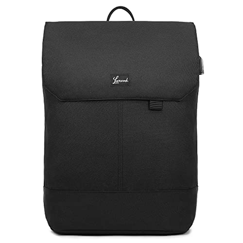 LOVEVOOK Rucksack Damen Elegant Daypack Wasserdichter Tagesrucksack mit Laptopfach 15,6 Zoll & Anti Diebstahl Tasche für Ausflüge, Uni, Schule u. Büro Schwarz von LOVEVOOK