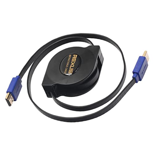 LOVIVER Einziehbares Tragbares HDMI V1.4 Kabel 1080P Adapter 3D Kabeldraht, 1,8m von LOVIVER
