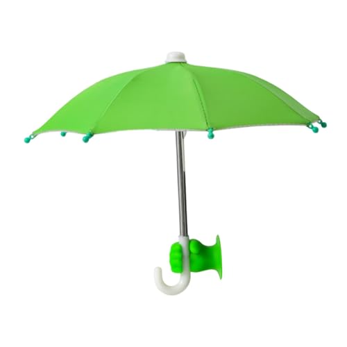 LOVIVER Handy-Regenschirm, wasserdicht, universell, blendfrei, mit Saugnapfständer, Sonnenblende für Auto, Fahrrad, Navigation, Smartphone, GrÜn LOVIVER Handy-Regenschirm, wasserdicht, universell, blendfrei, mit Saugnapfständer, Sonnenblende für Auto, Fahrrad, Navigation, Smartphone, GrÜn von LOVIVER