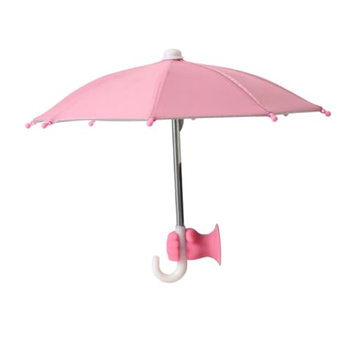 LOVIVER Handy-Regenschirm, wasserdicht, universell, blendfrei, mit Saugnapfständer, Sonnenblende für Auto, Fahrrad, Navigation, Smartphone, Rosa LOVIVER Handy-Regenschirm, wasserdicht, universell, blendfrei, mit Saugnapfständer, Sonnenblende für Auto, Fahrrad, Navigation, Smartphone, Rosa von LOVIVER