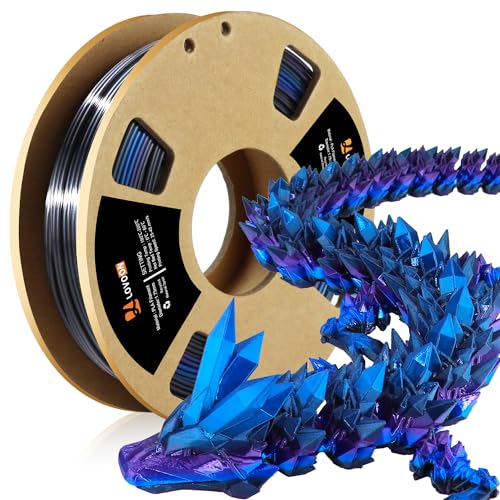 PLA-Filament, 1,75 mm, 3D-Drucker-Filament, 1 kg, Schwarz-Violett-Blau, Farbverlauf, 3D-Druck-Filament für 3D-Drucker, Maßgenauigkeit +/- 0,02 mm, Einzelspule, 200 g PLA-Filament, 1,75 mm, 3D-Drucker-Filament, 1 kg, Schwarz-Violett-Blau, Farbverlauf, 3D-Druck-Filament für 3D-Drucker, Maßgenauigkeit +/- 0,02 mm, Einzelspule, 200 g von LOVOON