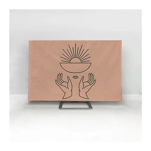 LOVSSU Tv-Abdeckungen Display-Staubschutz, TV-Staubschutz, Stoff, 32–75 Zoll, einfach und modern FüR Tv(10,19 inch) von LOVSSU