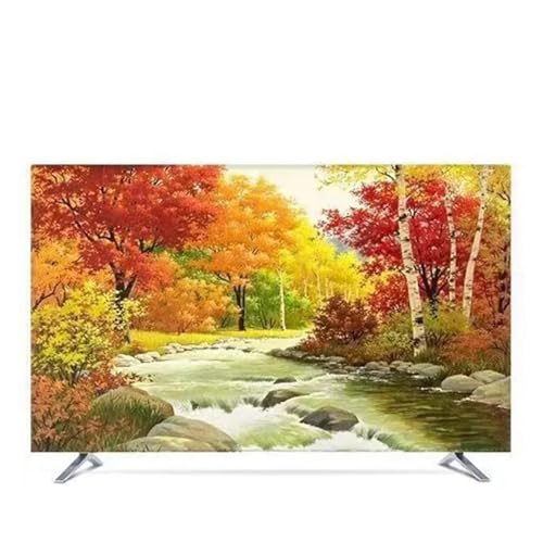 LOVSSU Tv-Abdeckungen TV-Abdeckung, Schutz, Staubschutz, Haushalt, hängendes TV-Staubtuch, 19–70 Zoll, Wohnzimmer-Dekoration for Fernseher FüR Tv(03,46-49 Inch) von LOVSSU