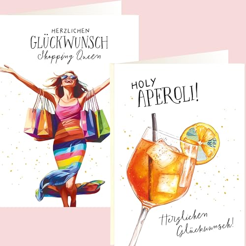 LOViLEE® 2x Geldgeschenkkarten - Glamour & Aperol von LOViLEE