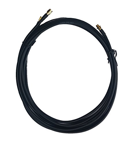 Verlängerungskabel ALSR200 schwarz Anschluss SMA Buchse auf SMA Stecker 2 x Verlängerung 2,5m für Externe Antenne und Router 4G LTE 5G MIMO Verlängerungskabel ALSR200 schwarz Anschluss SMA Buchse auf SMA Stecker 2 x Verlängerung 2,5m für Externe Antenne und Router 4G LTE 5G MIMO von LOW COST MOBILE
