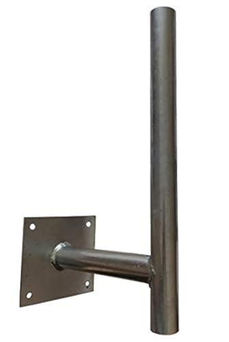 Wandhalterung Höhe 45 cm Versatz 25 cm Durchmesser 38 mm für Antennen 4G LTE 5G, Satellitenschüssel, Rake TV TNT Wandhalterung Höhe 45 cm Versatz 25 cm Durchmesser 38 mm für Antennen 4G LTE 5G, Satellitenschüssel, Rake TV TNT von LOW COST MOBILE