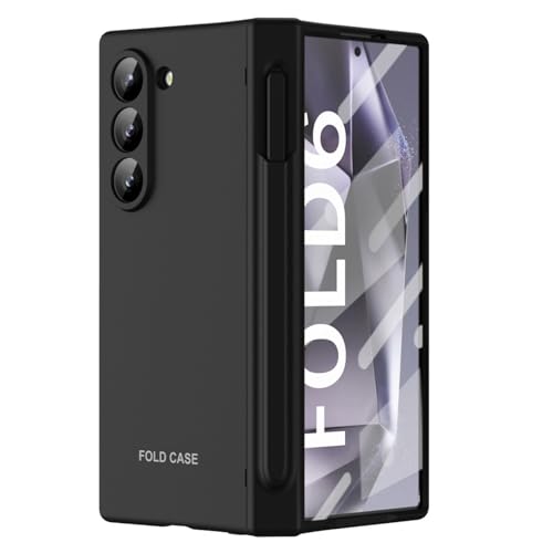 LOWBDGFU Handyhülle Für Samsung Galaxy Z Fold 6, Ultradünnes PC Schutzhülle Drahtloses Aufladen Mit Stiftschlitz, Rundumschutz Schutzhülle Cover,Schwarz LOWBDGFU Handyhülle Für Samsung Galaxy Z Fold 6, Ultradünnes PC Schutzhülle Drahtloses Aufladen Mit Stiftschlitz, Rundumschutz Schutzhülle Cover,Schwarz von LOWBDGFU