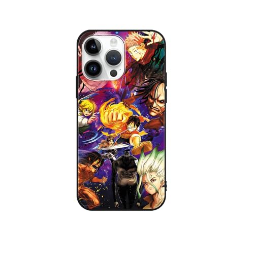 LOWBDGFU Schutzhülle für iPhone 11 Pro Hülle 5.8 Zoll, Cartoon Anime One Piece Attack on Titan mit Muster Designs Manga Mädchen Junge Case Schutz Handyhülle Stoßfest TPU Weich Ultra Dünn Cover von LOWBDGFU