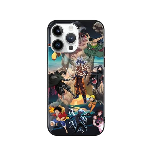 Schutzhülle für iPhone 16 plus Hülle 6.7'', Cartoon Anime One Piece Dragon Ball Naruto Attack on Titan Muster Designs Manga Mädchen Junge Case Schutz Handyhülle Stoßfest TPU Weich Ultra Dünn Cover Schutzhülle für iPhone 16 plus Hülle 6.7'', Cartoon Anime One Piece Dragon Ball Naruto Attack on Titan Muster Designs Manga Mädchen Junge Case Schutz Handyhülle Stoßfest TPU Weich Ultra Dünn Cover von LOWBDGFU