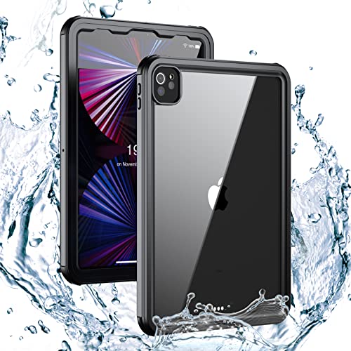 Wasserdicht Hülle für iPad Pro 11 Zoll 2022/2021 (4/3 Generation), IP68 Zertifiziert voll Versiegelt Wasserfeste [Staubdicht] [Schneefest] [Stoßfest] mit Eingebautem Displayschutz von LOXO CASE