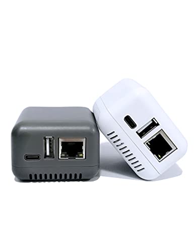 LOYALTY-SECU Mini-Netzwerk-Druckserver für USB 2.0-Drucker von LOYALTY-SECU