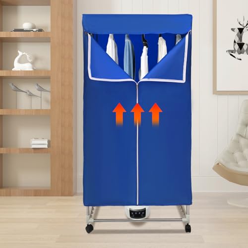 Faltbaren Wäschetrockner mit Universellen Räder,1200-1500 W PTC Fünf-Schicht-Heizung Elektrisch Trockenmaschine Touchscreen Clothes Dryer Faltbaren Wäschetrockner mit Universellen Räder,1200-1500 W PTC Fünf-Schicht-Heizung Elektrisch Trockenmaschine Touchscreen Clothes Dryer von LOYEMAADE