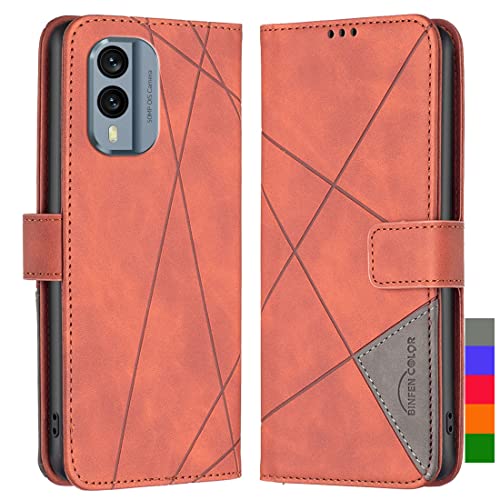 LOYWIN Handyhülle für Nokia X30 Leder Tasche Klapphülle mit Kartensteckplatz & Fotorahmen Beutel Weich Silikon Schale Case Schutz Hülle für Nokia X30, Braun LOYWIN Handyhülle für Nokia X30 Leder Tasche Klapphülle mit Kartensteckplatz & Fotorahmen Beutel Weich Silikon Schale Case Schutz Hülle für Nokia X30, Braun von LOYWIN
