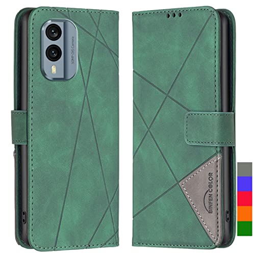 LOYWIN Handyhülle für Nokia X30 Leder Tasche Klapphülle mit Kartensteckplatz & Fotorahmen Beutel Weich Silikon Schale Case Schutz Hülle für Nokia X30, Grün LOYWIN Handyhülle für Nokia X30 Leder Tasche Klapphülle mit Kartensteckplatz & Fotorahmen Beutel Weich Silikon Schale Case Schutz Hülle für Nokia X30, Grün von LOYWIN