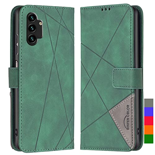 LOYWIN Handyhülle für Samsung Galaxy A13 4G Leder Tasche Klapphülle mit Kartensteckplatz & Fotorahmen Beutel Weich Silikon Schale Case Schutz Hülle für Samsung A13 4G, Grün LOYWIN Handyhülle für Samsung Galaxy A13 4G Leder Tasche Klapphülle mit Kartensteckplatz & Fotorahmen Beutel Weich Silikon Schale Case Schutz Hülle für Samsung A13 4G, Grün von LOYWIN