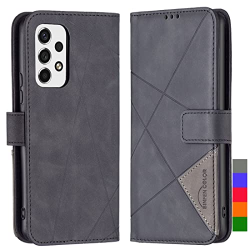 LOYWIN Handyhülle für Samsung Galaxy A53 5G Leder Tasche Klapphülle mit Kartensteckplatz & Fotorahmen Beutel Weich Silikon Schale Case Schutz Hülle für Samsung A53 5G, Schwarz LOYWIN Handyhülle für Samsung Galaxy A53 5G Leder Tasche Klapphülle mit Kartensteckplatz & Fotorahmen Beutel Weich Silikon Schale Case Schutz Hülle für Samsung A53 5G, Schwarz von LOYWIN