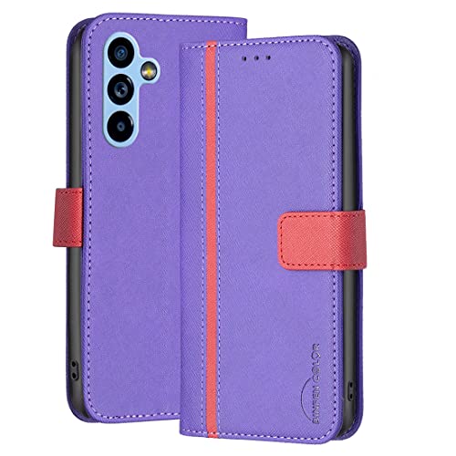 LOYWIN Handyhülle für Samsung Galaxy A54 5G Ledertasche Klapphülle mit Kartenfächer Magnetverschluss Weich TPU Silikon Schutz Brieftasche Hülle für Samsung A54 5G, Lila LOYWIN Handyhülle für Samsung Galaxy A54 5G Ledertasche Klapphülle mit Kartenfächer Magnetverschluss Weich TPU Silikon Schutz Brieftasche Hülle für Samsung A54 5G, Lila von LOYWIN