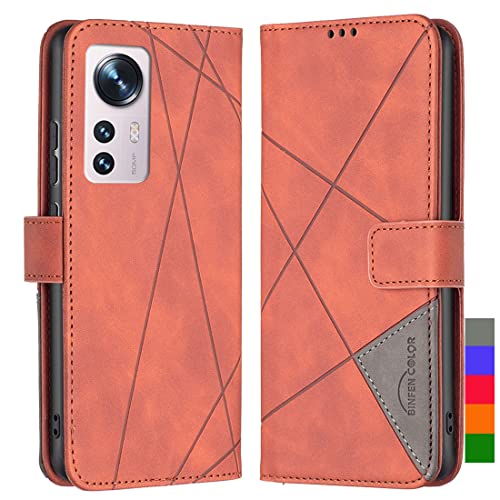 LOYWIN Handyhülle für Xiaomi 12 Leder Tasche Klapphülle mit Kartensteckplatz & Fotorahmen Beutel Weich Silikon Schale Case Schutz Hülle für Xiaomi 12, Braun LOYWIN Handyhülle für Xiaomi 12 Leder Tasche Klapphülle mit Kartensteckplatz & Fotorahmen Beutel Weich Silikon Schale Case Schutz Hülle für Xiaomi 12, Braun von LOYWIN