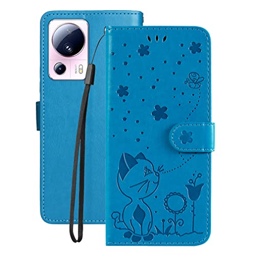 LOYWIN Handyhülle für Xiaomi 13 Lite Leder Tasche für Xiaomi 13 Lite Klapphülle mit Kartensteckplatz Beutel Weich Silikon Schale Case Schutz Hülle für Xiaomi 13 Lite, Blau LOYWIN Handyhülle für Xiaomi 13 Lite Leder Tasche für Xiaomi 13 Lite Klapphülle mit Kartensteckplatz Beutel Weich Silikon Schale Case Schutz Hülle für Xiaomi 13 Lite, Blau von LOYWIN