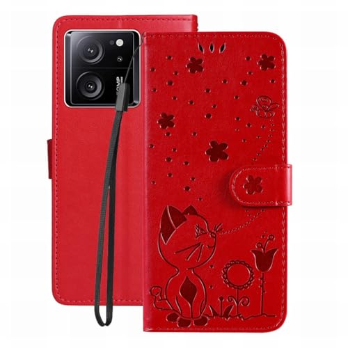 LOYWIN Handyhülle für Xiaomi 13T, 13T Pro Leder Tasche für Xiaomi 13T 13T Pro Klapphülle mit Kartensteckplatz Beutel Weich Silikon Schale Case Schutz Hülle für Xiaomi 13T, 13T Pro, Rot LOYWIN Handyhülle für Xiaomi 13T, 13T Pro Leder Tasche für Xiaomi 13T 13T Pro Klapphülle mit Kartensteckplatz Beutel Weich Silikon Schale Case Schutz Hülle für Xiaomi 13T, 13T Pro, Rot von LOYWIN