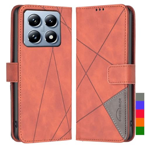 LOYWIN Handyhülle für Xiaomi 14T Pro Leder Tasche Klapphülle für Xiaomi 14T Pro Hülle mit Kartensteckplatz & Fotorahmen Beutel Weich Silikon Schale Case Schutz Hülle für Xiaomi 14T Pro, Braun LOYWIN Handyhülle für Xiaomi 14T Pro Leder Tasche Klapphülle für Xiaomi 14T Pro Hülle mit Kartensteckplatz & Fotorahmen Beutel Weich Silikon Schale Case Schutz Hülle für Xiaomi 14T Pro, Braun von LOYWIN