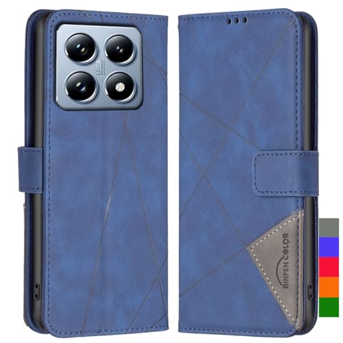 LOYWIN Handyhülle für Xiaomi 14T Pro - Leder Klapphülle Mit Kartensteckplatz & Fotorahmen, Weiche Silikon Schale, Schutz Case, Blau LOYWIN Handyhülle für Xiaomi 14T Pro - Leder Klapphülle Mit Kartensteckplatz & Fotorahmen, Weiche Silikon Schale, Schutz Case, Blau von LOYWIN