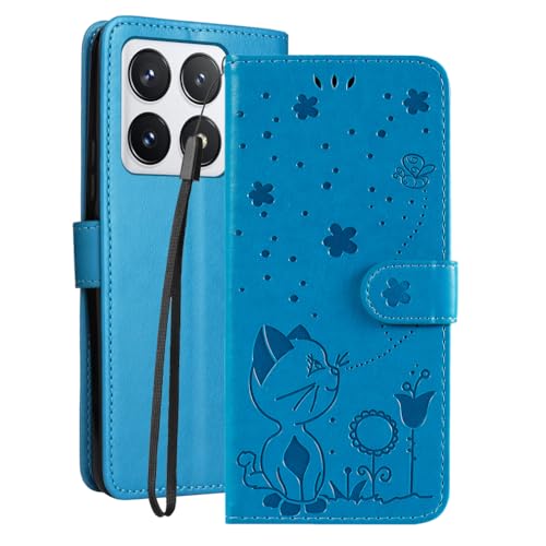LOYWIN Handyhülle für Xiaomi 14T Pro Leder Tasche für Xiaomi 14T Pro Klapphülle mit Kartensteckplatz Beutel Weich Silikon Schale Case Schutz Hülle für Xiaomi 14T Pro, Blau LOYWIN Handyhülle für Xiaomi 14T Pro Leder Tasche für Xiaomi 14T Pro Klapphülle mit Kartensteckplatz Beutel Weich Silikon Schale Case Schutz Hülle für Xiaomi 14T Pro, Blau von LOYWIN