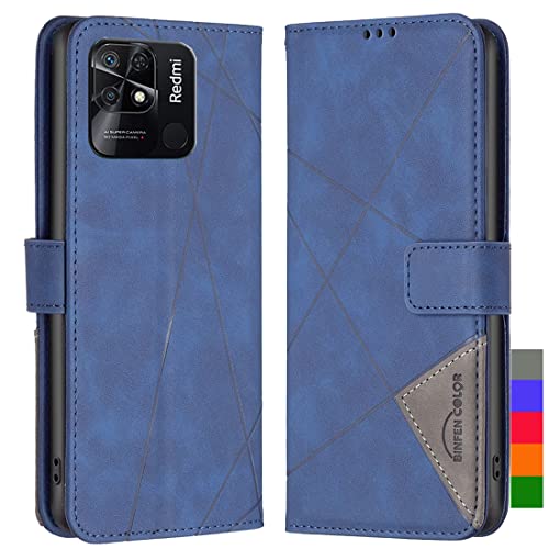 LOYWIN Handyhülle für Xiaomi Redmi 10C Leder Tasche Klapphülle mit Kartensteckplatz & Fotorahmen Beutel Weich Silikon Schale Case Schutz Hülle für Xiaomi Redmi 10C, Blau LOYWIN Handyhülle für Xiaomi Redmi 10C Leder Tasche Klapphülle mit Kartensteckplatz & Fotorahmen Beutel Weich Silikon Schale Case Schutz Hülle für Xiaomi Redmi 10C, Blau von LOYWIN