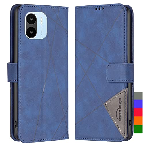 LOYWIN Handyhülle für Xiaomi Redmi A1 / A1+ Leder Tasche Klapphülle mit Kartensteckplatz & Fotorahmen Beutel Weich Silikon Schale Case Schutz Hülle für Xiaomi Redmi A1 / A1+, Blau LOYWIN Handyhülle für Xiaomi Redmi A1 / A1+ Leder Tasche Klapphülle mit Kartensteckplatz & Fotorahmen Beutel Weich Silikon Schale Case Schutz Hülle für Xiaomi Redmi A1 / A1+, Blau von LOYWIN