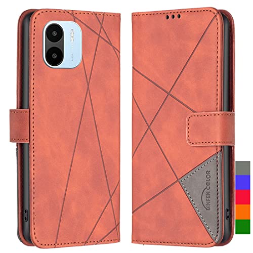 LOYWIN Handyhülle für Xiaomi Redmi A1 / A1+ Leder Tasche Klapphülle mit Kartensteckplatz & Fotorahmen Beutel Weich Silikon Schale Case Schutz Hülle für Xiaomi Redmi A1 / A1+, Braun LOYWIN Handyhülle für Xiaomi Redmi A1 / A1+ Leder Tasche Klapphülle mit Kartensteckplatz & Fotorahmen Beutel Weich Silikon Schale Case Schutz Hülle für Xiaomi Redmi A1 / A1+, Braun von LOYWIN
