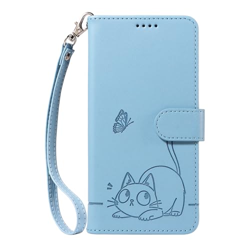 LOYWIN Handyhülle für Xiaomi Redmi Note 10 Pro 4G Leder Tasche Niedliches Katzendesign Klapphülle mit Kartensteckplatz Beutel Weich SilikonSchutz Hülle für Xiaomi Redmi Note 10 Pro 4G, Blau LOYWIN Handyhülle für Xiaomi Redmi Note 10 Pro 4G Leder Tasche Niedliches Katzendesign Klapphülle mit Kartensteckplatz Beutel Weich SilikonSchutz Hülle für Xiaomi Redmi Note 10 Pro 4G, Blau von LOYWIN