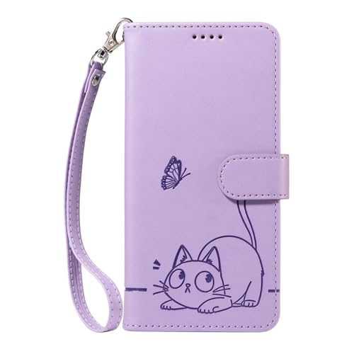 LOYWIN Handyhülle für Xiaomi Redmi Note 10 Pro 4G Leder Tasche Niedliches Katzendesign Klapphülle mit Kartensteckplatz Beutel Weich SilikonSchutz Hülle für Xiaomi Redmi Note 10 Pro 4G, Lila LOYWIN Handyhülle für Xiaomi Redmi Note 10 Pro 4G Leder Tasche Niedliches Katzendesign Klapphülle mit Kartensteckplatz Beutel Weich SilikonSchutz Hülle für Xiaomi Redmi Note 10 Pro 4G, Lila von LOYWIN