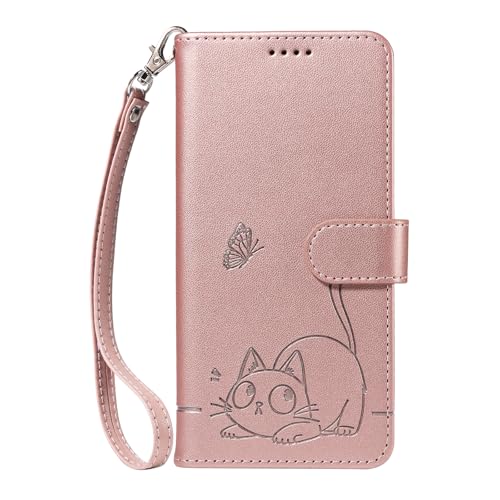 LOYWIN Handyhülle für Xiaomi Redmi Note 10 Pro 4G Leder Tasche Niedliches Katzendesign Klapphülle mit Kartensteckplatz Beutel Weich SilikonSchutz Hülle für Xiaomi Redmi Note 10 Pro 4G, Roségold LOYWIN Handyhülle für Xiaomi Redmi Note 10 Pro 4G Leder Tasche Niedliches Katzendesign Klapphülle mit Kartensteckplatz Beutel Weich SilikonSchutz Hülle für Xiaomi Redmi Note 10 Pro 4G, Roségold von LOYWIN