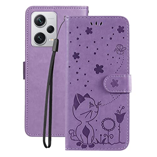 LOYWIN Handyhülle für Xiaomi Redmi Note 12 Pro Leder Tasche für Redmi Note 12 Pro Klapphülle mit Kartensteckplatz Beutel Weich Silikon Schale Case Schutz Hülle für Xiaomi Note 12 Pro, Lila LOYWIN Handyhülle für Xiaomi Redmi Note 12 Pro Leder Tasche für Redmi Note 12 Pro Klapphülle mit Kartensteckplatz Beutel Weich Silikon Schale Case Schutz Hülle für Xiaomi Note 12 Pro, Lila von LOYWIN