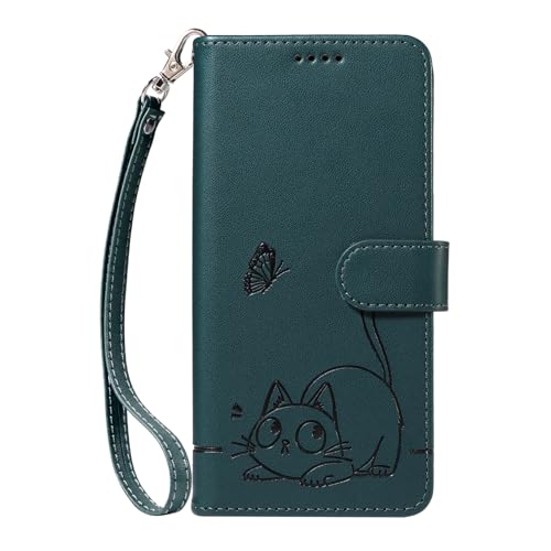 LOYWIN Handyhülle für Xiaomi Redmi Note 9 4G Leder Tasche Niedliches Katzendesign Klapphülle mit Kartensteckplatz Beutel Weich SilikonSchutz Hülle für Xiaomi Redmi Note 9 4G, Tiefgrün LOYWIN Handyhülle für Xiaomi Redmi Note 9 4G Leder Tasche Niedliches Katzendesign Klapphülle mit Kartensteckplatz Beutel Weich SilikonSchutz Hülle für Xiaomi Redmi Note 9 4G, Tiefgrün von LOYWIN