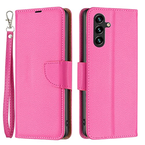 LOYWIN Klapphülle für Samsung Galaxy A14 5G Ledertasche Handyhülle Schale Pramie Beutel mit Magnet Kartenslot & Stehen Weich TPU Silikon Schutzhülle für Samsung A14 5G, Rosa LOYWIN Klapphülle für Samsung Galaxy A14 5G Ledertasche Handyhülle Schale Pramie Beutel mit Magnet Kartenslot & Stehen Weich TPU Silikon Schutzhülle für Samsung A14 5G, Rosa von LOYWIN