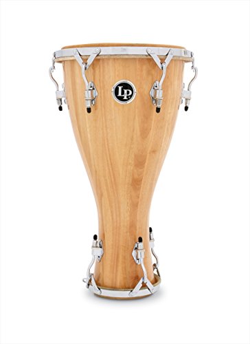 LP Latin Percussion Bata Drum Large-Lya 6,5" + 12,5" Naturfell, Siam Oak, Chrom-Hardware, mit Nylontragegurt, Stimmschlüssel und Stimmöl, LP490-AWC, Handtrommel, Drum; Drum Circles, Djembe, Bechertrommel von LP Latin Percussion