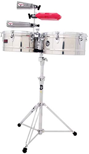LP Latin Percussion Timbales Tito Puente Stainless Steel 13"/14" LP256-S von LP Latin Percussion