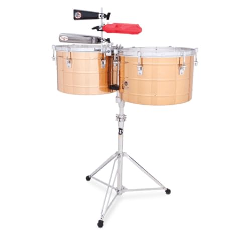 LP Latin Percussion Timbales Tito Puente Thunder Timbs Bronze 15"/16" LP258-BZ von Latin Percussion
