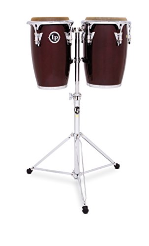 Latin Percussion Congaset Junior Congas 8" + 9", LP-JRX-DW, Wine Red, chrome Hardware Latin Percussion Congaset Junior Congas 8" + 9", LP-JRX-DW, Wine Red, chrome Hardware von Latin Percussion