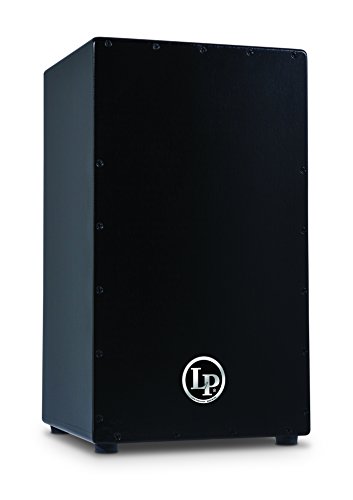 LP Latin Percussion Cajon Black Box 19" x 11" x 10,13" Front: Baltische Birke, Korpus: MDF, Typ: Wire (3 x 16), LP1428NY, Handtrommel, Sitztrommel, Drum Circle von LP Latin Percussion