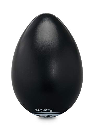 LP Latin Percussion LP0020BK Shaker Big Egg 3" (7,6 cm), Kunststoff schwarz, höhere Lautstärke, ideal für Live-Einsatz von LP