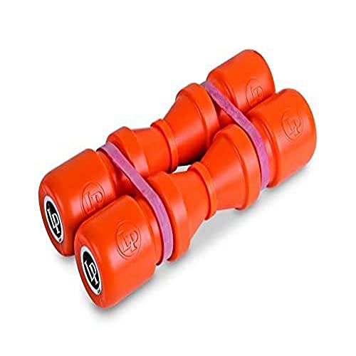 LP Latin Percussion LP441L Shaker Duoshake 6,5" (16,5 cm), 2-er Set, Kunststoff orange, laut von LP