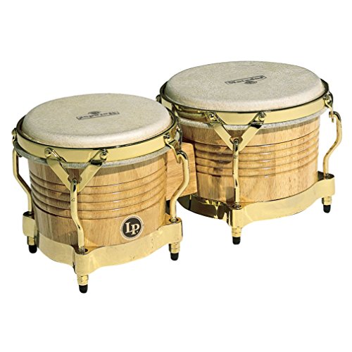 LP Latin Percussion LP811002 Matador Wood Bongo Natural Gold Hardware von LP