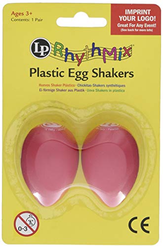 LP Latin Percussion LPR004CH Rhythmix Egg Shaker Cherry 1 Paar, ungiftig - musikalische Früherziehung in Kindergarten und Musikschule von LP